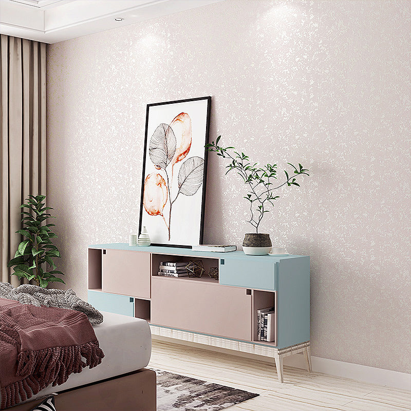 Soft Solid Color Wallpaper Roll Stain Resistant Modern Living Room Wall Covering Clearhalo 'Modern wall decor' 'Modern' 'Wallpaper' Wall Decor' 2412013