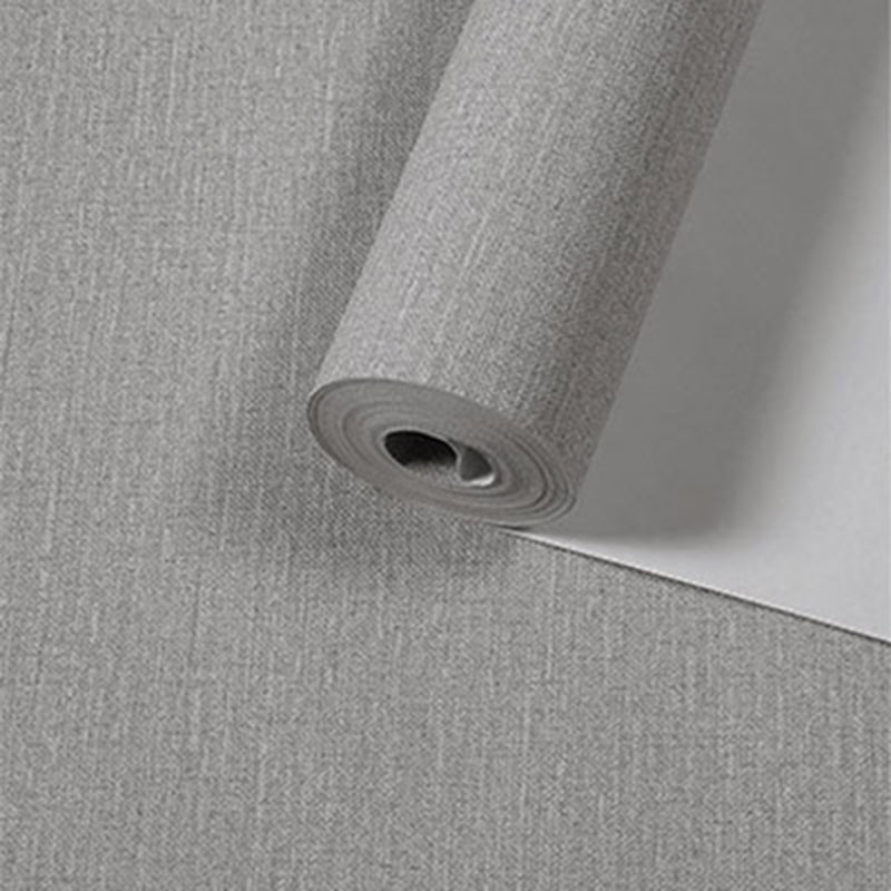 Solid-Colored Wallpaper Roll Multicolor Textured Moisture Resistant Wall Covering Grey Wallpaper Roll Clearhalo 'Modern wall decor' 'Modern' 'Wallpaper' Wall Decor' 2412050