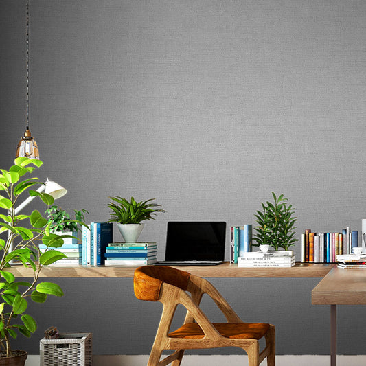 Solid-Colored Wallpaper Roll Multicolor Textured Moisture Resistant Wall Covering Clearhalo 'Modern wall decor' 'Modern' 'Wallpaper' Wall Decor' 2412055