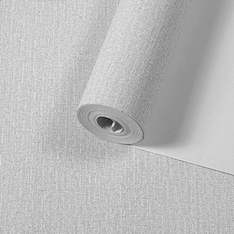 Solid-Colored Wallpaper Roll Multicolor Textured Moisture Resistant Wall Covering Cream Gray Wallpaper Roll Clearhalo 'Modern wall decor' 'Modern' 'Wallpaper' Wall Decor' 2412061