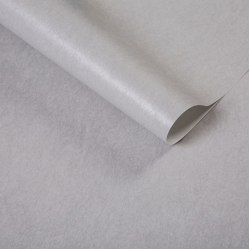 Pure Color Pattern Wallpaper Roll Modern Stain Resistant Bedroom Wall Covering, 54.2-sq ft Heather Gray Wallpaper Roll Clearhalo 'Modern wall decor' 'Modern' 'Wallpaper' Wall Decor' 2412088
