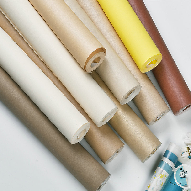 Pure Color Wallpaper Roll Modern Stain Resistant Living Room Wall Art, 57.1-sq ft Clearhalo 'Modern wall decor' 'Modern' 'Wallpaper' Wall Decor' 2412119