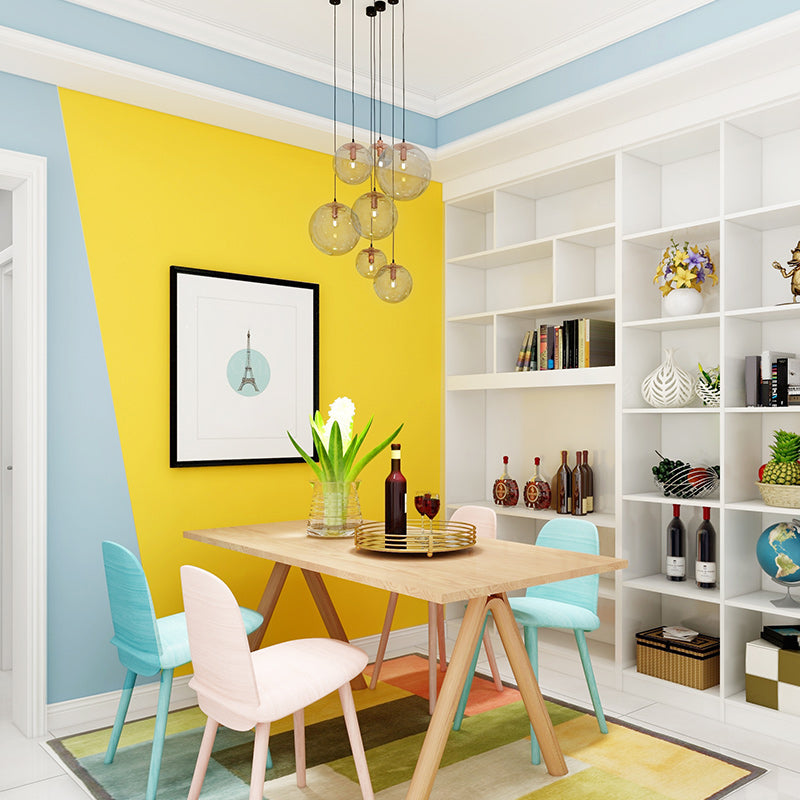 Pure Color Wallpaper Roll Modern Stain Resistant Living Room Wall Art, 57.1-sq ft Clearhalo 'Modern wall decor' 'Modern' 'Wallpaper' Wall Decor' 2412127