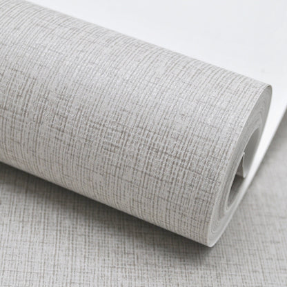 Simplicity Plain Wallpaper Roll Non-Woven Fabric Non-Pasted Pastel Color Wall Decor for Living Room Grey Clearhalo 'Modern wall decor' 'Modern' 'Wallpaper' Wall Decor' 2412291