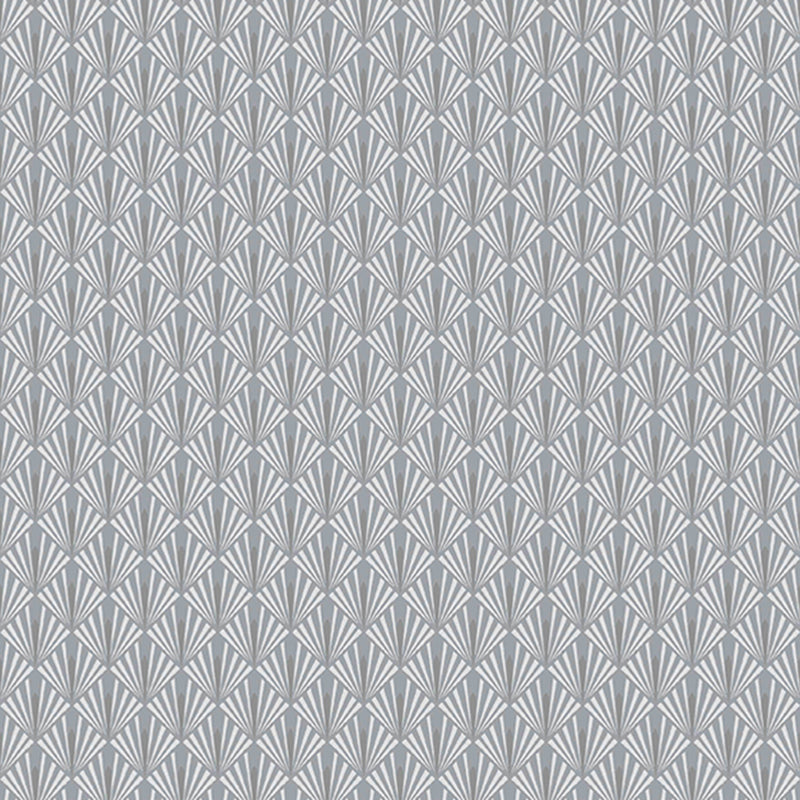 Rhombus Leaf Print Wallpaper Roll Simplicity Style Adhesive Bedroom Wall Decor, 61.4 sq-ft Silver Gray Wallpaper Roll Clearhalo 'Modern wall decor' 'Modern' 'Wallpaper' Wall Decor' 2412622