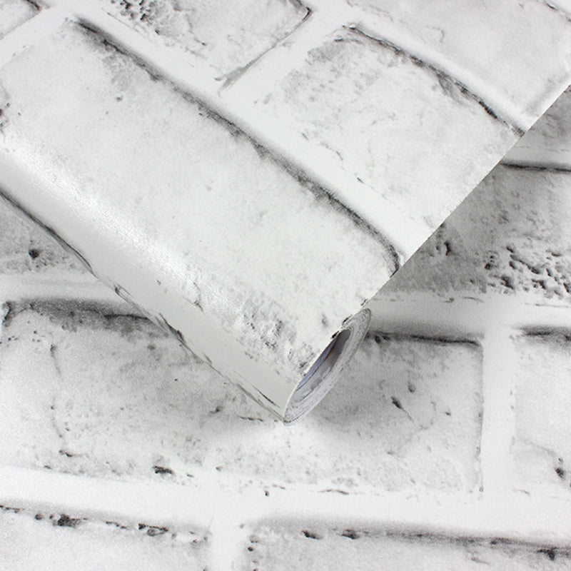 Industrial Chic Wallpaper Roll Brick Effect Peel off Wall Decor, Multiple Colors Clearhalo 'Industrial wall decor' 'Industrial' 'Wallpaper' Wall Decor' 2412645