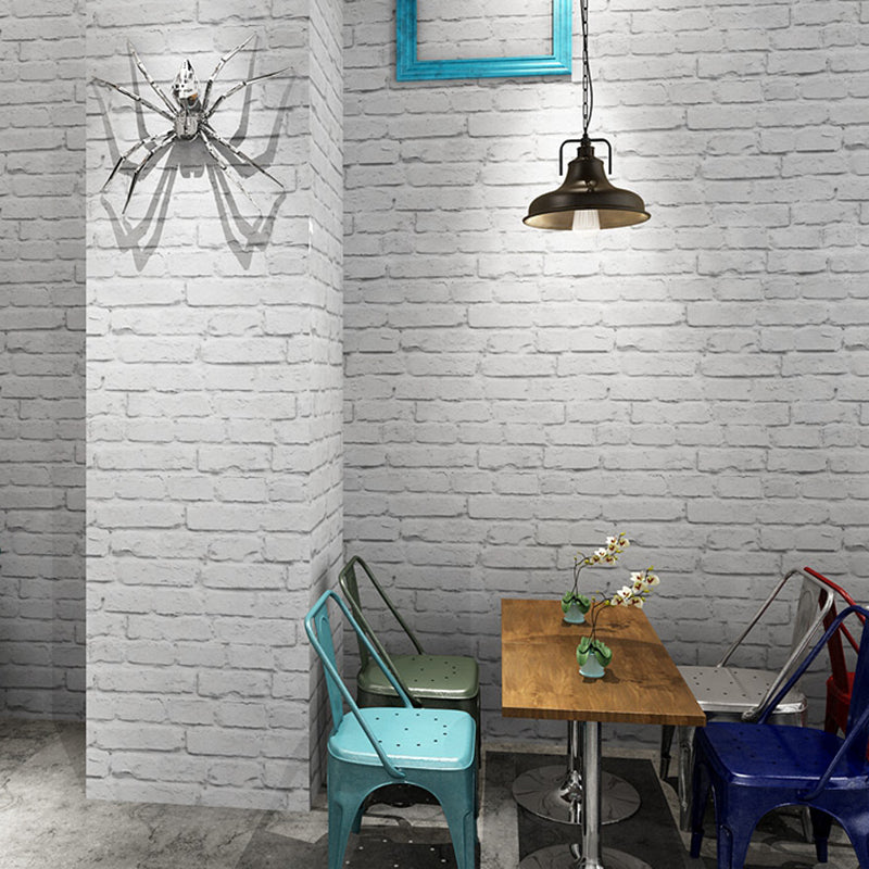 Multicolor Vinyl Wallpaper Roll Brick Pattern Moisture Resistant Wall Art, 57.1 sq-ft Clearhalo 'Industrial wall decor' 'Industrial' 'Wallpaper' Wall Decor' 2412671