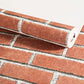 Water Resistant Brick Patterned Wallpaper Roll PVC Industrial Wall Decor for Restaurant Copper Wallpaper Roll Clearhalo 'Industrial wall decor' 'Industrial' 'Wallpaper' Wall Decor' 2412776