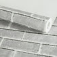 Water Resistant Brick Patterned Wallpaper Roll PVC Industrial Wall Decor for Restaurant Light Gray-White Wallpaper Roll Clearhalo 'Industrial wall decor' 'Industrial' 'Wallpaper' Wall Decor' 2412783