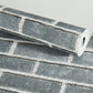 Water Resistant Brick Patterned Wallpaper Roll PVC Industrial Wall Decor for Restaurant Navy Wallpaper Roll Clearhalo 'Industrial wall decor' 'Industrial' 'Wallpaper' Wall Decor' 2412788