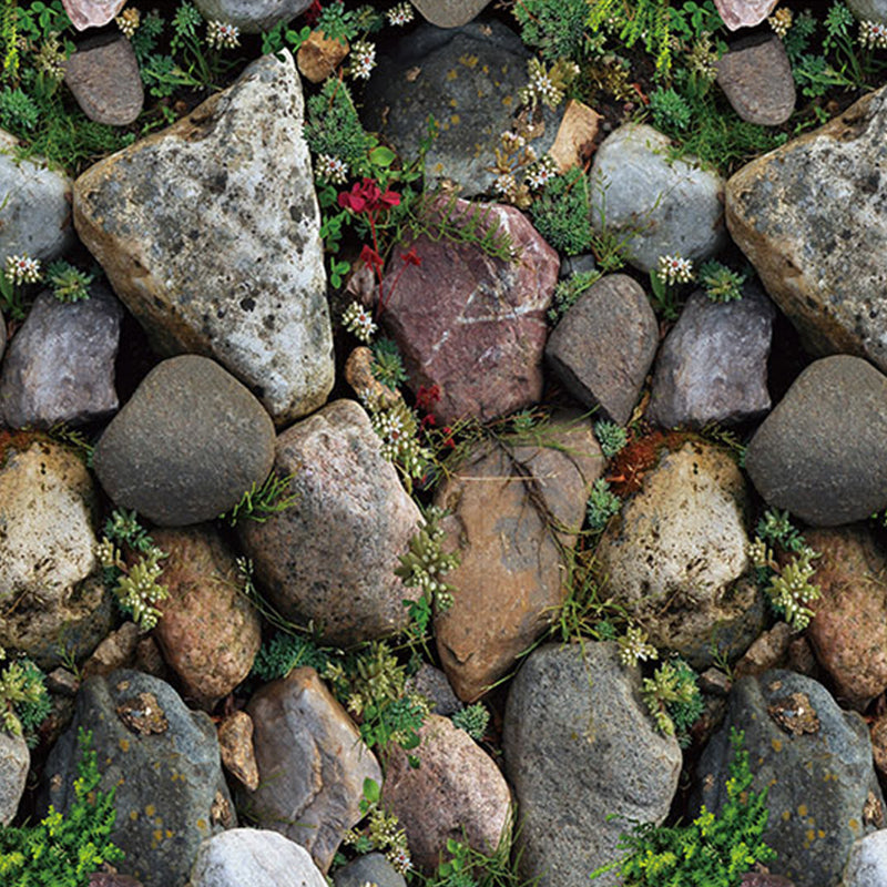 Peel off Stone Patterned Wallpaper Roll Industrial Style Vinyl Wall Decor, 64.6 sq-ft Green Wallpaper Roll Clearhalo 'Industrial wall decor' 'Industrial' 'Wallpaper' Wall Decor' 2412895