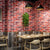 Brick Printing Wallpaper Roll Multi-Colored Industrial Wall Covering for Coffee Shop Brick Red Wallpaper Roll Clearhalo 'Industrial wall decor' 'Industrial' 'Wallpaper' Wall Decor' 2412897