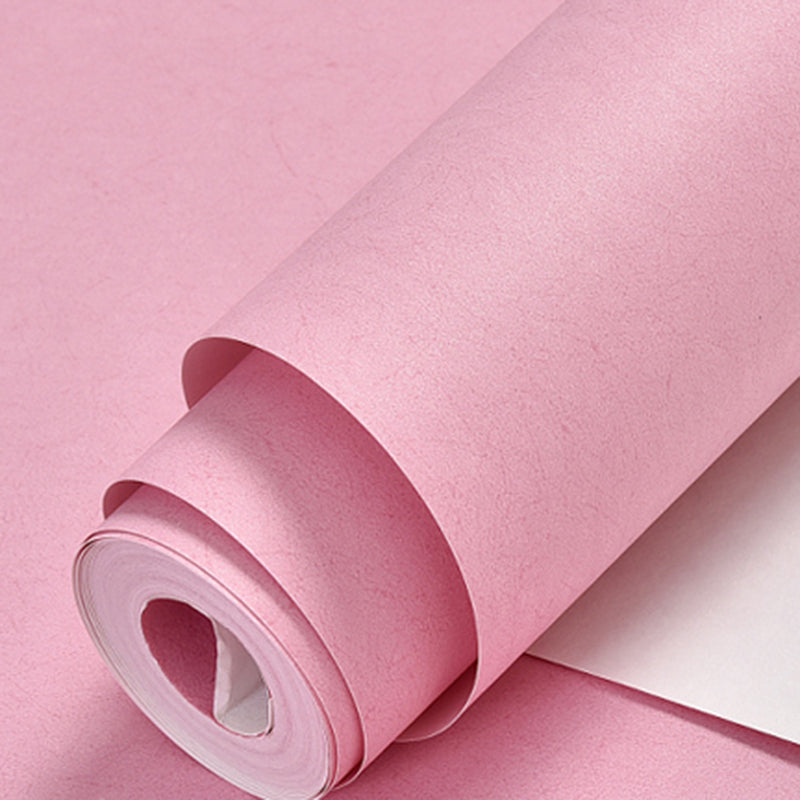 Wallpaper Roll Solid Color Patterned Multi-Colored Simplicity Style Wall Covering Dark Pink Wallpaper Roll Clearhalo 'Modern wall decor' 'Modern' 'Wallpaper' Wall Decor' 2412981