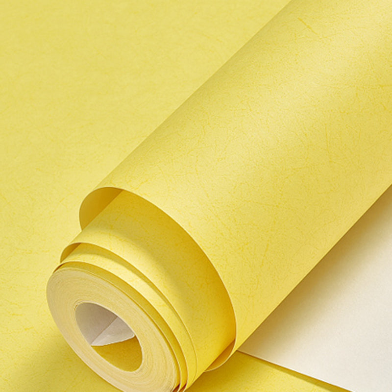 Wallpaper Roll Solid Color Patterned Multi-Colored Simplicity Style Wall Covering Light Yellow Wallpaper Roll Clearhalo 'Modern wall decor' 'Modern' 'Wallpaper' Wall Decor' 2412987