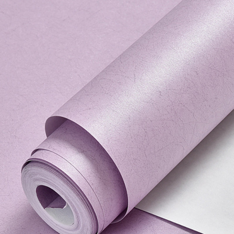 Wallpaper Roll Solid Color Patterned Multi-Colored Simplicity Style Wall Covering Light Purple Wallpaper Roll Clearhalo 'Modern wall decor' 'Modern' 'Wallpaper' Wall Decor' 2412997
