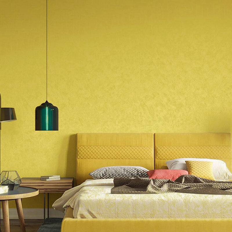 Scandinavian Style Wallpaper Roll Pure Patterned Non-Pasted Wall Decor, Soft Color Ginger Wallpaper Roll Clearhalo 'Modern wall decor' 'Modern' 'Wallpaper' Wall Decor' 2413038