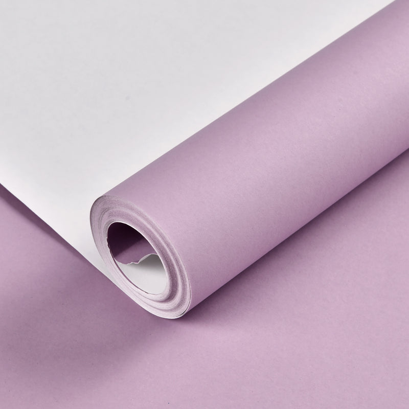 Plain Patterned Wallpaper Roll Simplicity Non-Pasted Bedroom Wall Decor, 31' L x 20.5" W Purple Wallpaper Roll Clearhalo 'Modern wall decor' 'Modern' 'Wallpaper' Wall Decor' 2413054