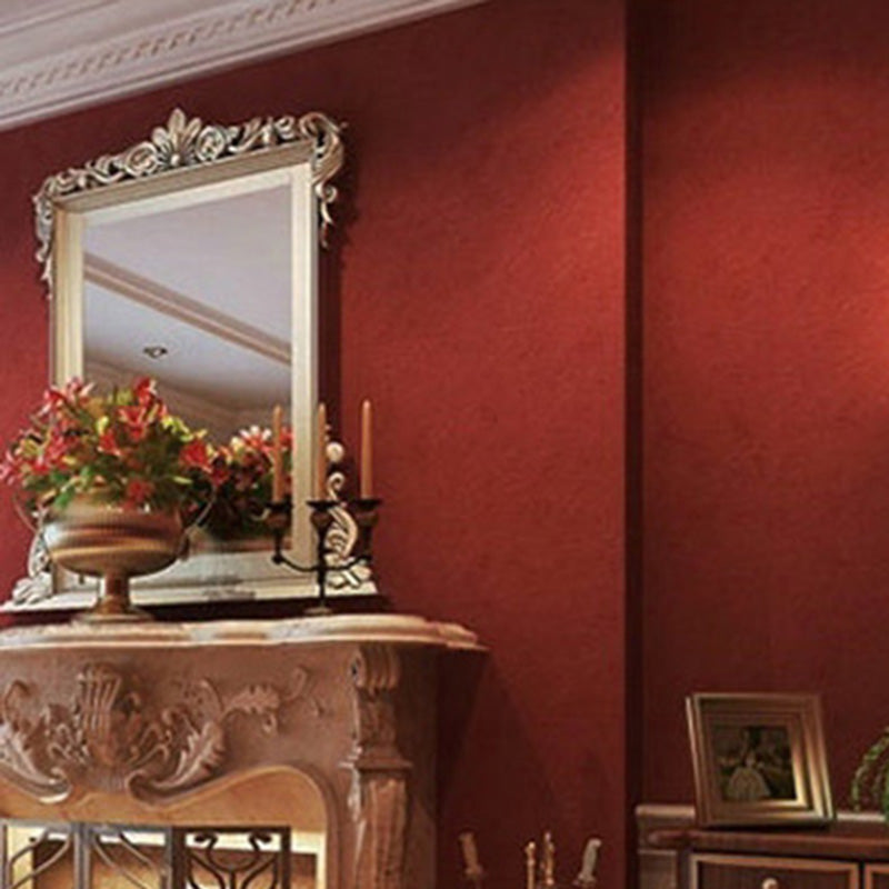 Unpasted Pure Color Wallpaper Roll Simple Non-Woven Fabric Wall Art, 31' L x 20.5" W Clearhalo 'Modern wall decor' 'Modern' 'Wallpaper' Wall Decor' 2413064