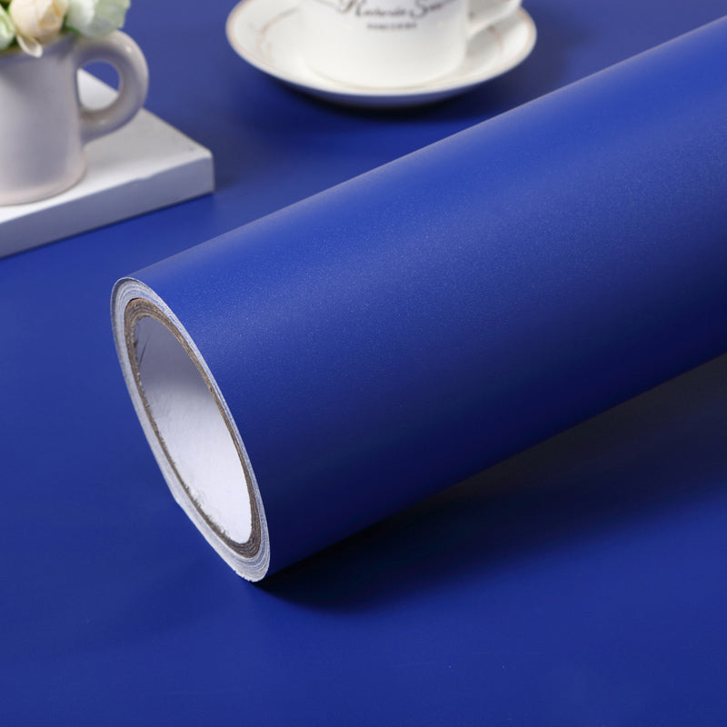 Scandinavian Wallpaper Roll Solid-Colored Self Stick Wall Covering, Multi-Colored Royal Blue Wallpaper Roll Clearhalo 'Modern wall decor' 'Modern' 'Wallpaper' Wall Decor' 2413164