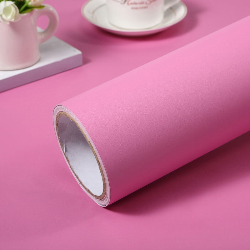 Scandinavian Wallpaper Roll Solid-Colored Self Stick Wall Covering, Multi-Colored Pink Wallpaper Roll Clearhalo 'Modern wall decor' 'Modern' 'Wallpaper' Wall Decor' 2413169