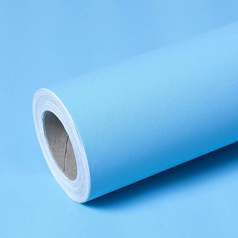 Scandinavian Wallpaper Roll Solid-Colored Self Stick Wall Covering, Multi-Colored Blue Wallpaper Roll Clearhalo 'Modern wall decor' 'Modern' 'Wallpaper' Wall Decor' 2413172