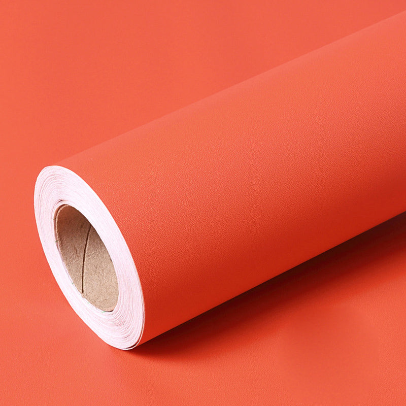 Scandinavian Wallpaper Roll Solid-Colored Self Stick Wall Covering, Multi-Colored Yellow-Red Wallpaper Roll Clearhalo 'Modern wall decor' 'Modern' 'Wallpaper' Wall Decor' 2413174