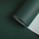 Multi Color Pure Color Patterned Wallpaper Roll Unpasted Wall Covering for Living Room Dark Green Wallpaper Roll