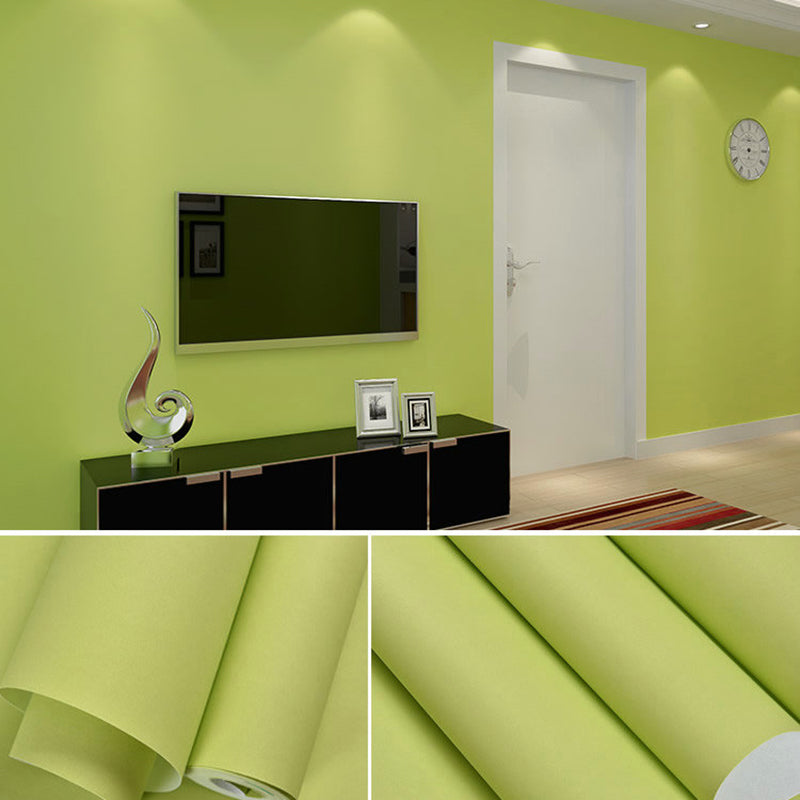 Solid-Colored Pattern Wallpaper Roll Pastel Color Textured Non-Pasted Wall Decor Clearhalo 'Modern wall decor' 'Modern' 'Wallpaper' Wall Decor' 2413343