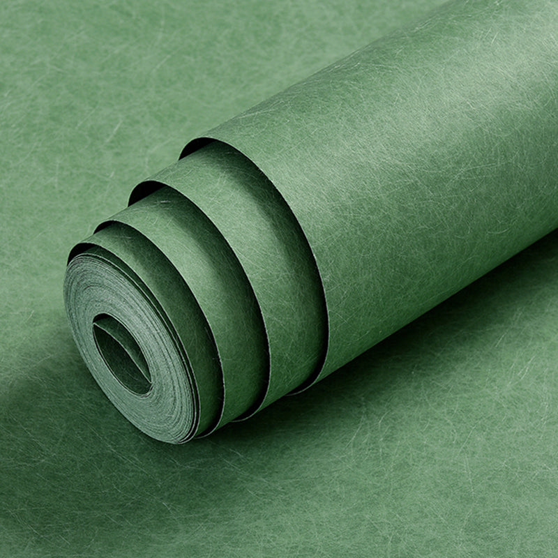 Solid-Colored Pattern Wallpaper Roll Pastel Color Textured Non-Pasted Wall Decor Olive Green Wallpaper Roll Clearhalo 'Modern wall decor' 'Modern' 'Wallpaper' Wall Decor' 2413351