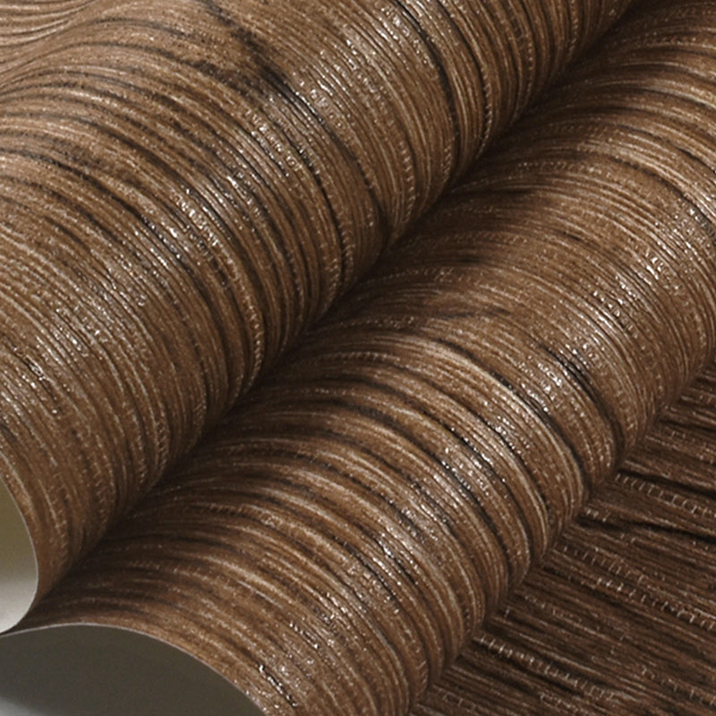 Stain Resistant Reclaimed Wood Wallpaper Roll Industrial Non-Woven Cloth Wall Decor, 54.2 sq-ft Coffee Wallpaper Roll Clearhalo 'Industrial wall decor' 'Industrial' 'Wallpaper' Wall Decor' 2413413