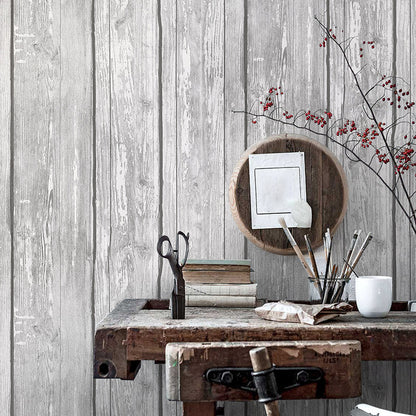 Wood Printing Wallpaper Roll Multiple Colors Industrial Wall Decor for Living Room White Wallpaper Roll Clearhalo 'Industrial wall decor' 'Industrial' 'Wallpaper' Wall Decor' 2413427