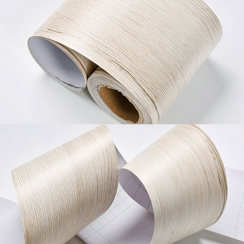 Self Sticking Wood Like Wallpaper Border Non-Woven Industrial Wall Decor for Living Room Clearhalo 'Industrial wall decor' 'Industrial' 'Wallpaper' Wall Decor' 2413503