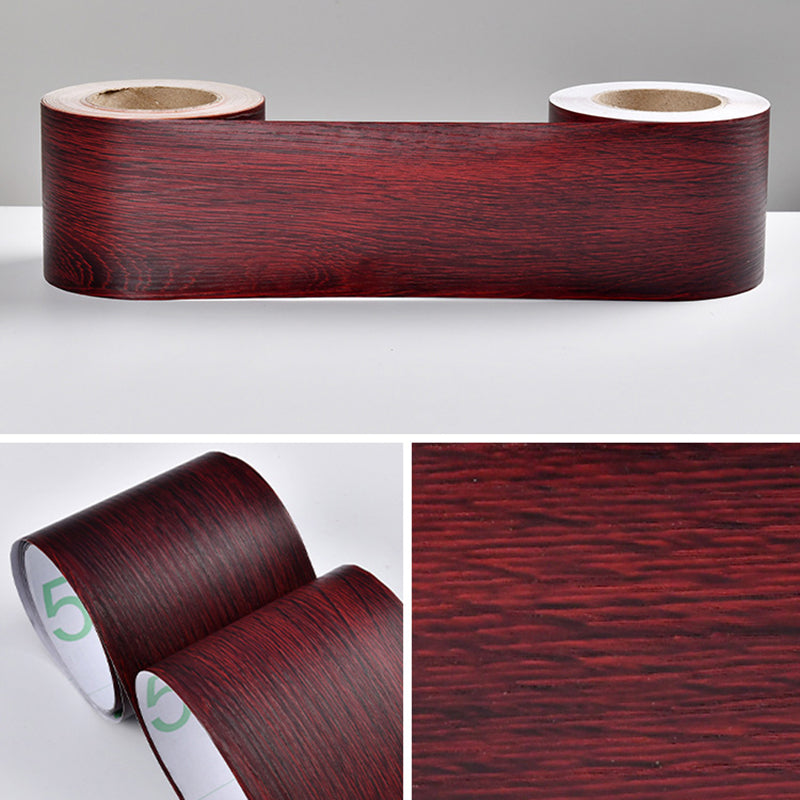 Industrial Wallpaper Border Wood Printing Stick on Wall Covering, Multiple Colors Red Wallpaper Border Clearhalo 'Industrial wall decor' 'Industrial' 'Wallpaper' Wall Decor' 2413561