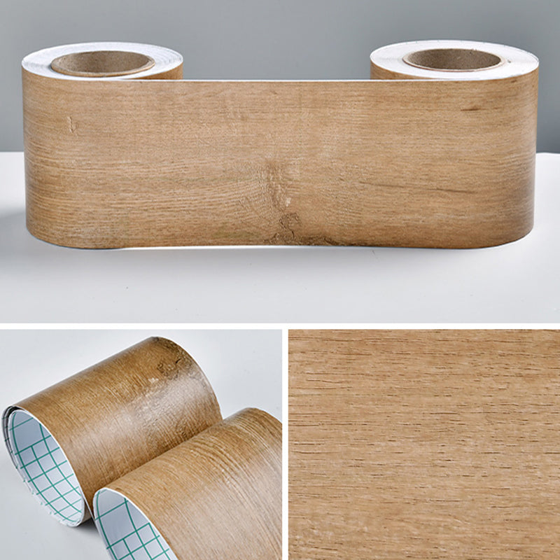 Industrial Wallpaper Border Wood Printing Stick on Wall Covering, Multiple Colors Khaki Wallpaper Border Clearhalo 'Industrial wall decor' 'Industrial' 'Wallpaper' Wall Decor' 2413563