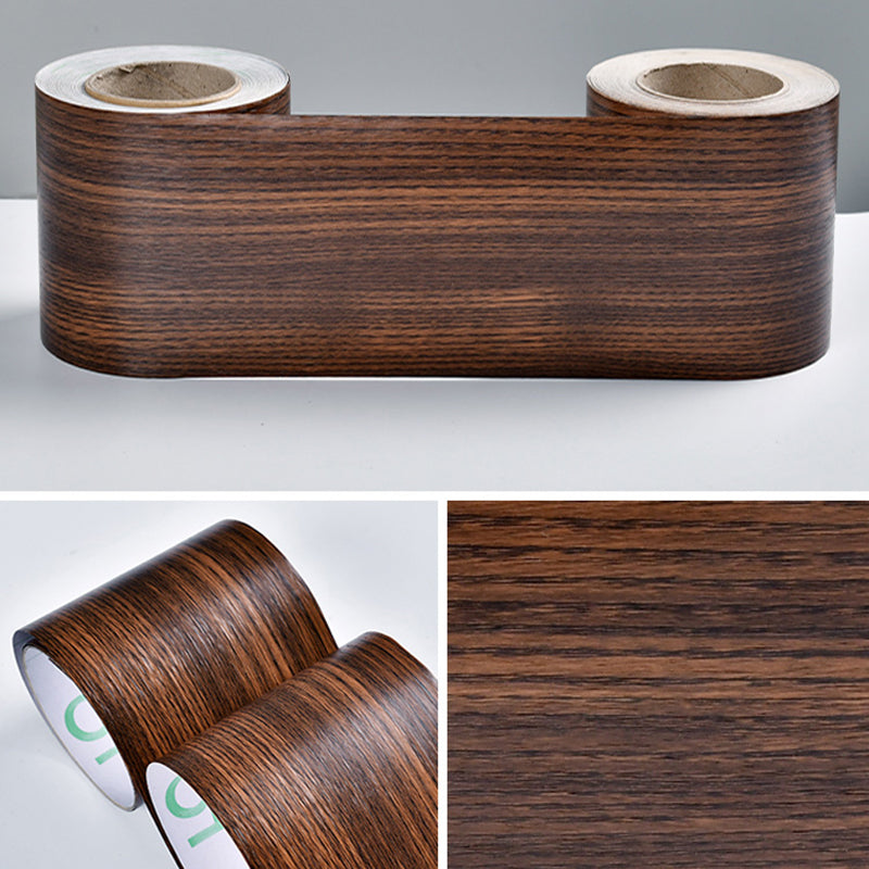 Industrial Wallpaper Border Wood Printing Stick on Wall Covering, Multiple Colors Caramel Wallpaper Border Clearhalo 'Industrial wall decor' 'Industrial' 'Wallpaper' Wall Decor' 2413570