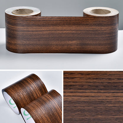 Industrial Wallpaper Border Wood Printing Stick on Wall Covering, Multiple Colors Caramel Wallpaper Border Clearhalo 'Industrial wall decor' 'Industrial' 'Wallpaper' Wall Decor' 2413570