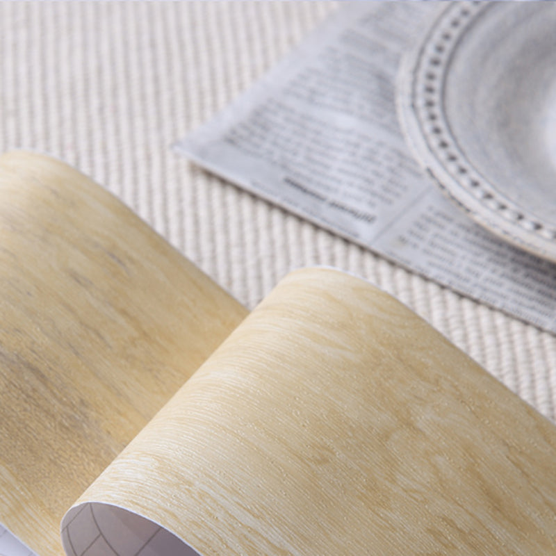 Self Stick Wood Pattern Wallpaper Border 16' L x 4" W Industrial Wall Art for Bedroom Beige Wallpaper Border Clearhalo 'Industrial wall decor' 'Industrial' 'Wallpaper' Wall Decor' 2413582