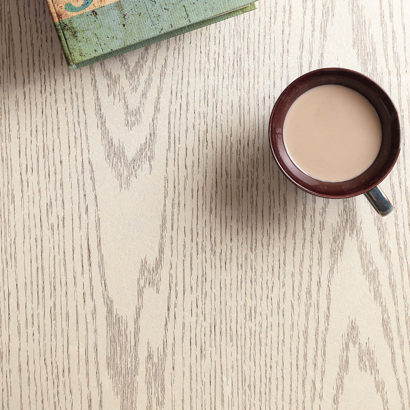 Simplicity Wood Printing Wallpaper Roll PVC Self Stick Beige Wall Decor for Bedroom Clearhalo 'Industrial wall decor' 'Industrial' 'Wallpaper' Wall Decor' 2413645