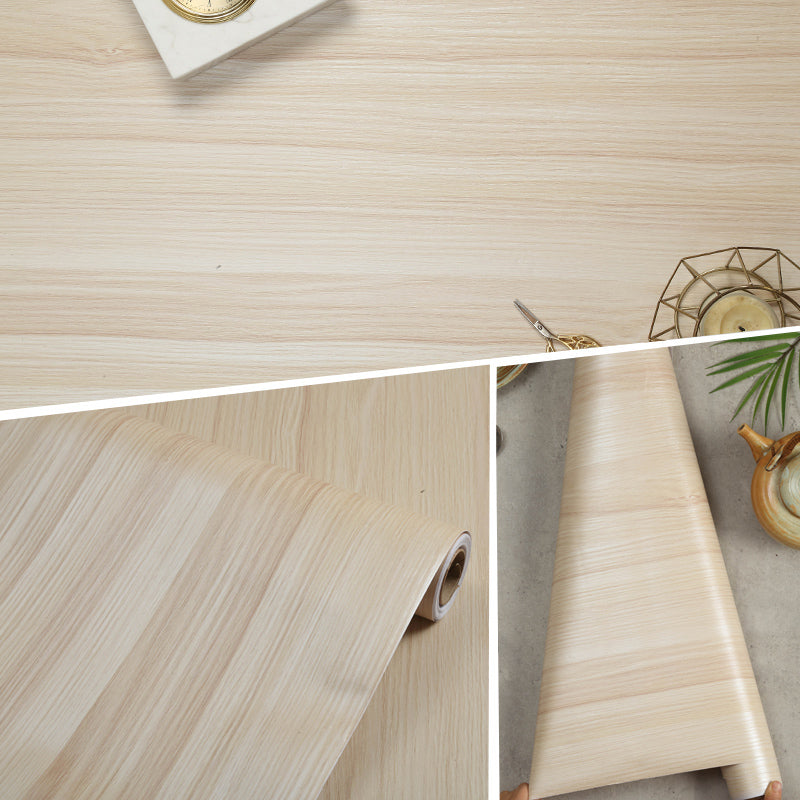 Beige Industrial Style Wallpaper Roll 10' L x 23.5" W Wood Wall Covering for Bedroom Clearhalo 'Industrial wall decor' 'Industrial' 'Wallpaper' Wall Decor' 2413647