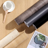 Self Sticking Repurposed Wood Wallpaper Roll Industrial Vinyl Wall Decor, 16.5' L x 23.5" W Clearhalo 'Industrial wall decor' 'Industrial' 'Wallpaper' Wall Decor' 2413659