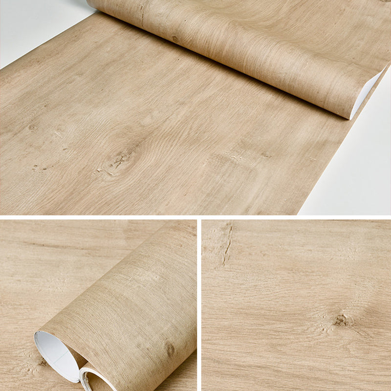 Multi-Color Reclaimed Wood Wallpaper Roll Peel and Stick Industrial Living Room Wall Art Light Brown Wallpaper Roll Clearhalo 'Industrial wall decor' 'Industrial' 'Wallpaper' Wall Decor' 2413731