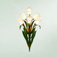 Glass Bouquet Wall Sconce Romantic Pastoral Corridor Flush Mount Wall Light in Green 6.0 Green Morning Glory Clearhalo 'Wall Lamps & Sconces' 'Wall Lights' Lighting' 2415158