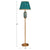 Empire Shade Living Room Floor Lamp Pleated Fabric Single Modern Floor Standing Light Green Clearhalo 'Floor Lamps' 'Lamps' Lighting' 2415505