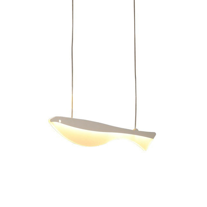 White Fish Cluster Pendant Light Artistic Acrylic LED Ceiling Hang Lamp for Restaurant White Clearhalo 'Art Deco Pendants' 'Cast Iron' 'Ceiling Lights' 'Ceramic' 'Crystal' 'Industrial Pendants' 'Industrial' 'Metal' 'Middle Century Pendants' 'Pendant Lights' 'Pendants' 'Tiffany' Lighting' 2415603