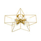 Star Shaped Bedroom Semi Flush Mount Lamp Vintage Metal 5 Bulbs Ceiling Light Fixture Clearhalo 'Ceiling Lights' 'Close To Ceiling Lights' 'Close to ceiling' 'Semi-flushmount' Lighting' 2415681