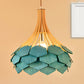 Pine Cone Hanging Light Fixture Modern Style Wood 1 Bulb Red/Blue Pendant Lamp for Dining Room Clearhalo 'Ceiling Lights' 'Modern Pendants' 'Modern' 'Pendant Lights' 'Pendants' Lighting' 242100