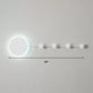 27.5"/39" Wide Black/White Round LED Wall Lamp Simplicity LED Acrylic Sconce Light Fixture in Warm/White Light with Hangers Clearhalo 'Modern wall lights' 'Modern' 'Wall Lamps & Sconces' 'Wall Lights' Lighting' 2422603