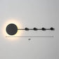 27.5"/39" Wide Black/White Round LED Wall Lamp Simplicity LED Acrylic Sconce Light Fixture in Warm/White Light with Hangers Clearhalo 'Modern wall lights' 'Modern' 'Wall Lamps & Sconces' 'Wall Lights' Lighting' 2422604