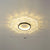 Acrylic Flower Ceiling Mount Light Fixture Modern Style LED Flush Mount for Bedroom Black 16.5" Third Gear Clearhalo 'Ceiling Lights' 'Close To Ceiling Lights' 'Close to ceiling' 'Flush mount' Lighting' 2422682