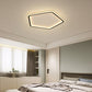 Minimalist Pentagon Ultrathin Ceiling Light Aluminum Bedroom LED Flush Mount Light in Black Clearhalo 'Ceiling Lights' 'Close To Ceiling Lights' 'Close to ceiling' 'Flush mount' Lighting' 2422740